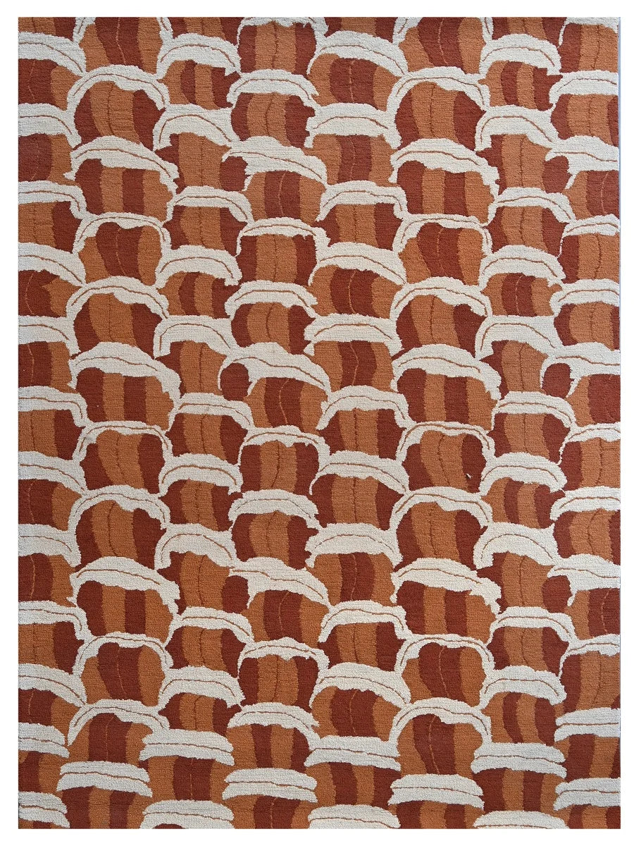 BEIGE RUST RUG