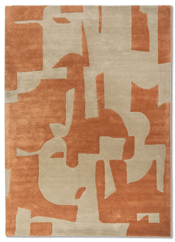 pumpkin hand tufted Rugs