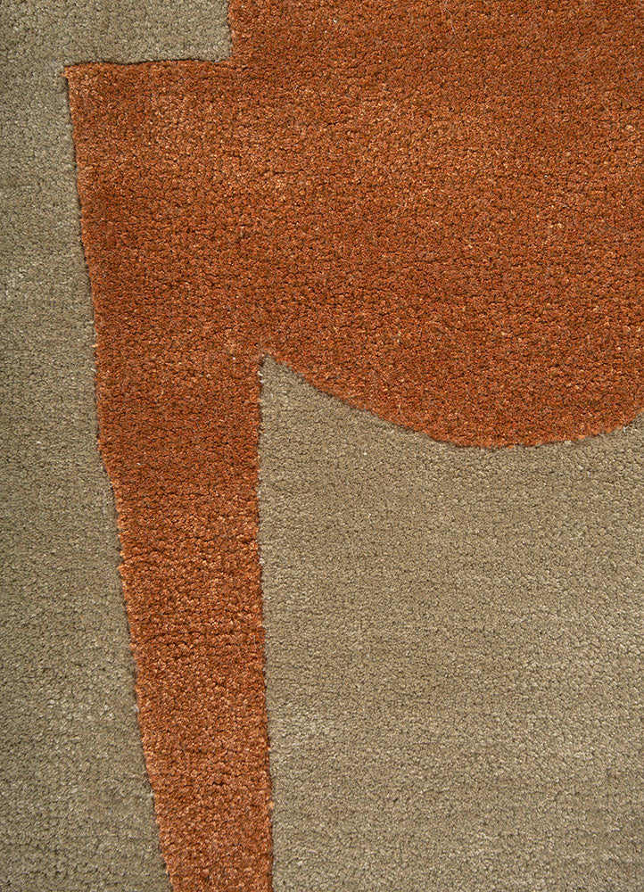 pumpkin hand tufted Rugs