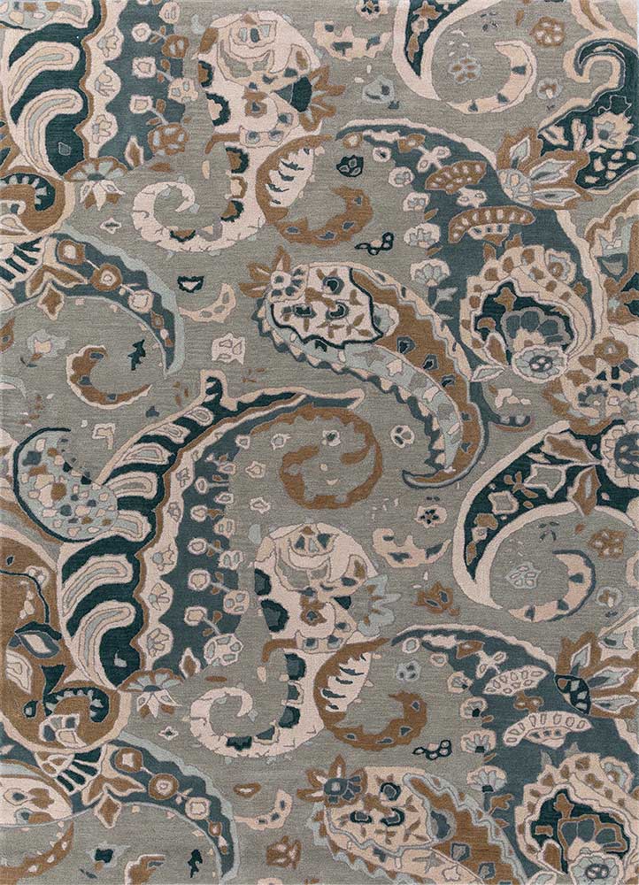 medium gray hand tufted Rugs