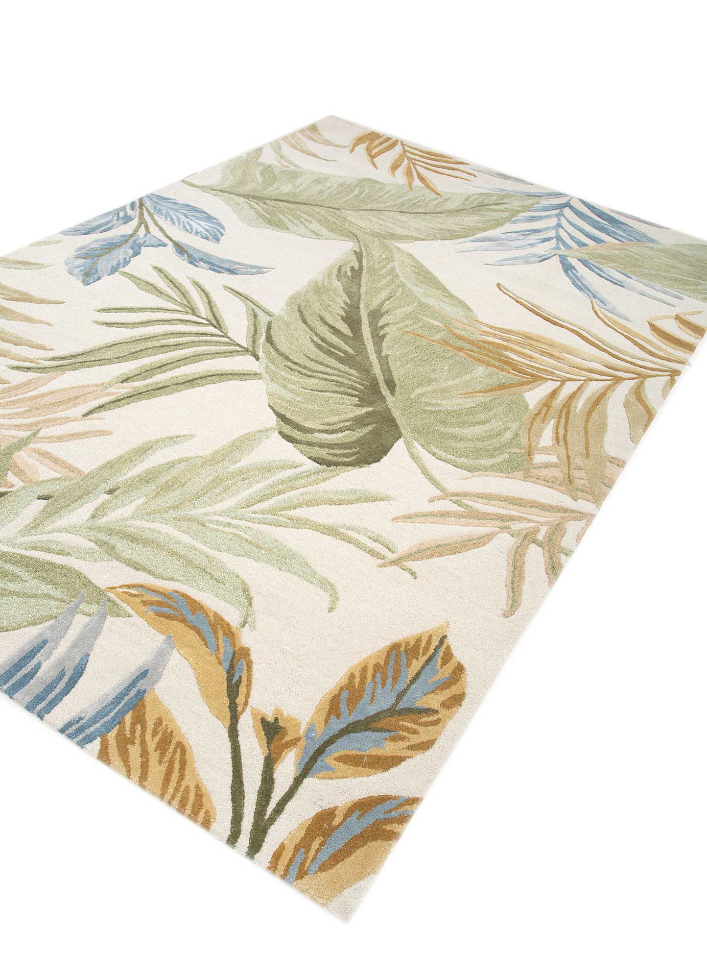 pale lime hand tufted Rugs