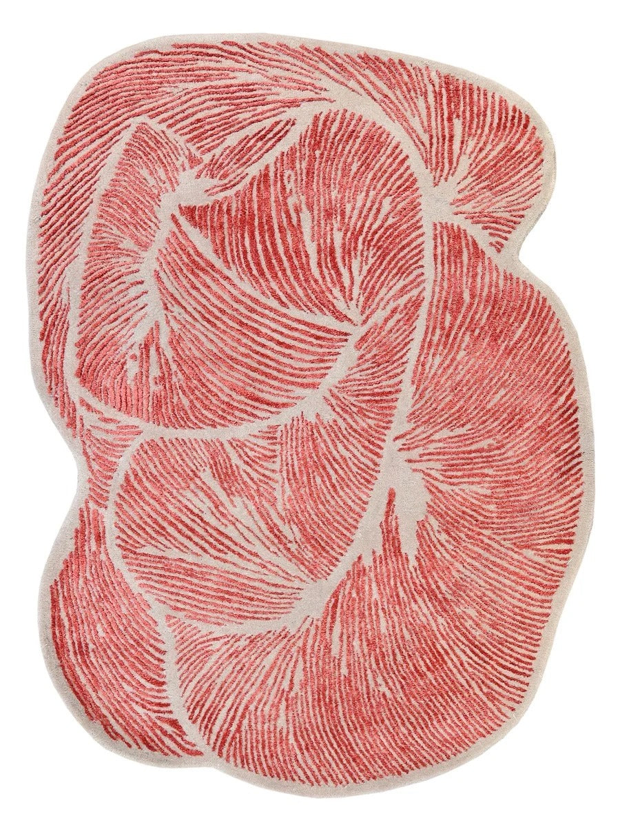 RED WHITE RUG
