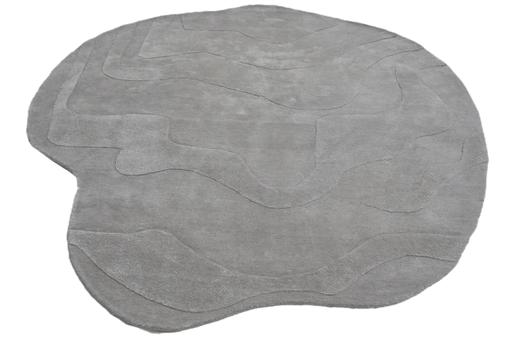 Curl Irregular Hand Tufted Carpet