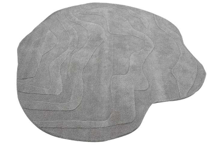 Curl Irregular Hand Tufted Carpet